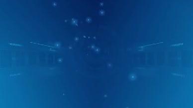 三维空间科技蓝背景视频的预览图
